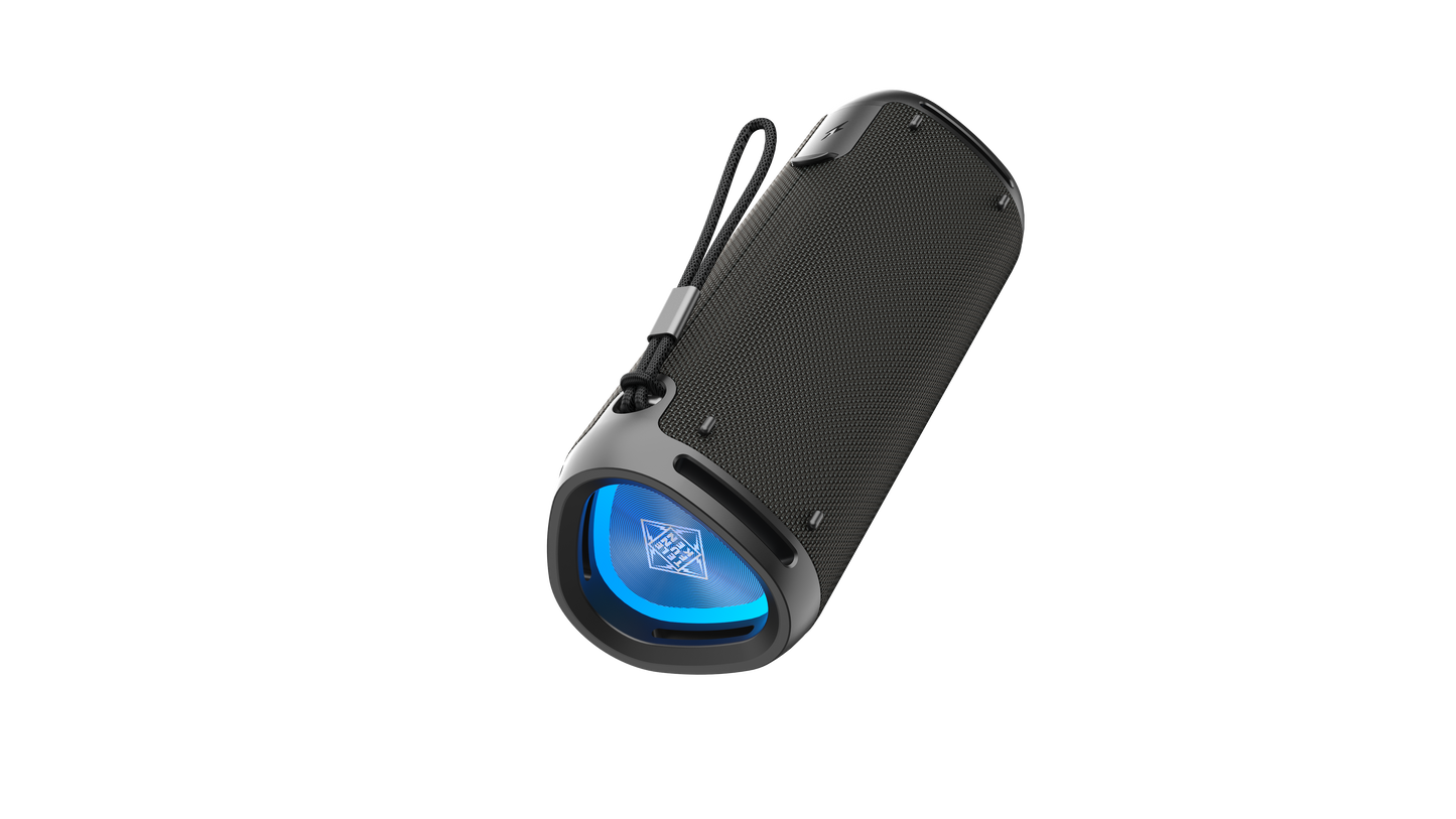 TELEFUNKEN DELTA PRO - Bluetooth Speaker mit App-Steuerung TWS-Kopplung, SD-Kartensteckplatz, 3,5mm-Aux