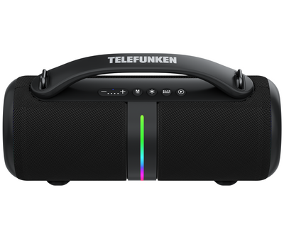 STEREO ONE - Bluetooth Lautsprecher mit TWS Kopplung, microSD-Kartenslot, IPX6 Spritzwassergeschützt, Magnetfüße