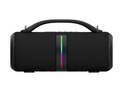 STEREO ONE - Bluetooth Lautsprecher mit TWS Kopplung, microSD-Kartenslot, IPX6 Spritzwassergeschützt, Magnetfüße