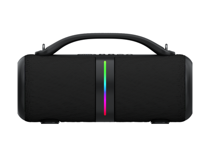 TELEFUNKEN STEREO ONE - Bluetooth Lautsprecher mit TWS Kopplung, microSD-Kartenslot, IPX6 Spritzwassergeschützt, Magnetfüße