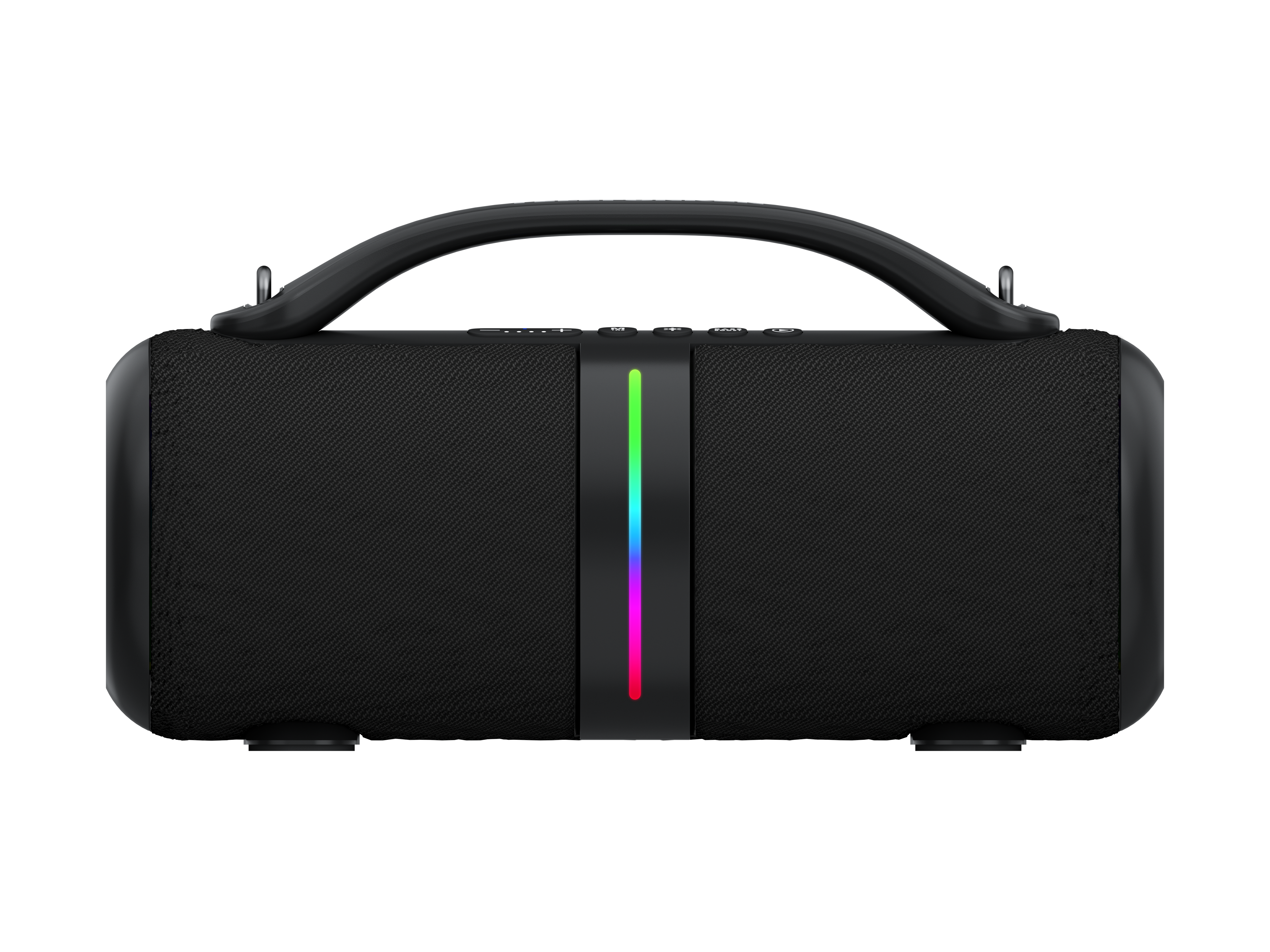 STEREO ONE - Bluetooth Lautsprecher mit TWS Kopplung, microSD-Kartenslot, IPX6 Spritzwassergeschützt, Magnetfüße