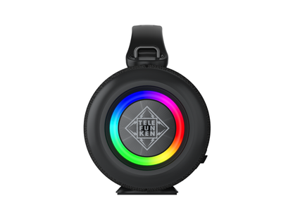 TELEFUNKEN STEREO ONE - Bluetooth Lautsprecher mit TWS Kopplung, microSD-Kartenslot, IPX6 Spritzwassergeschützt, Magnetfüße