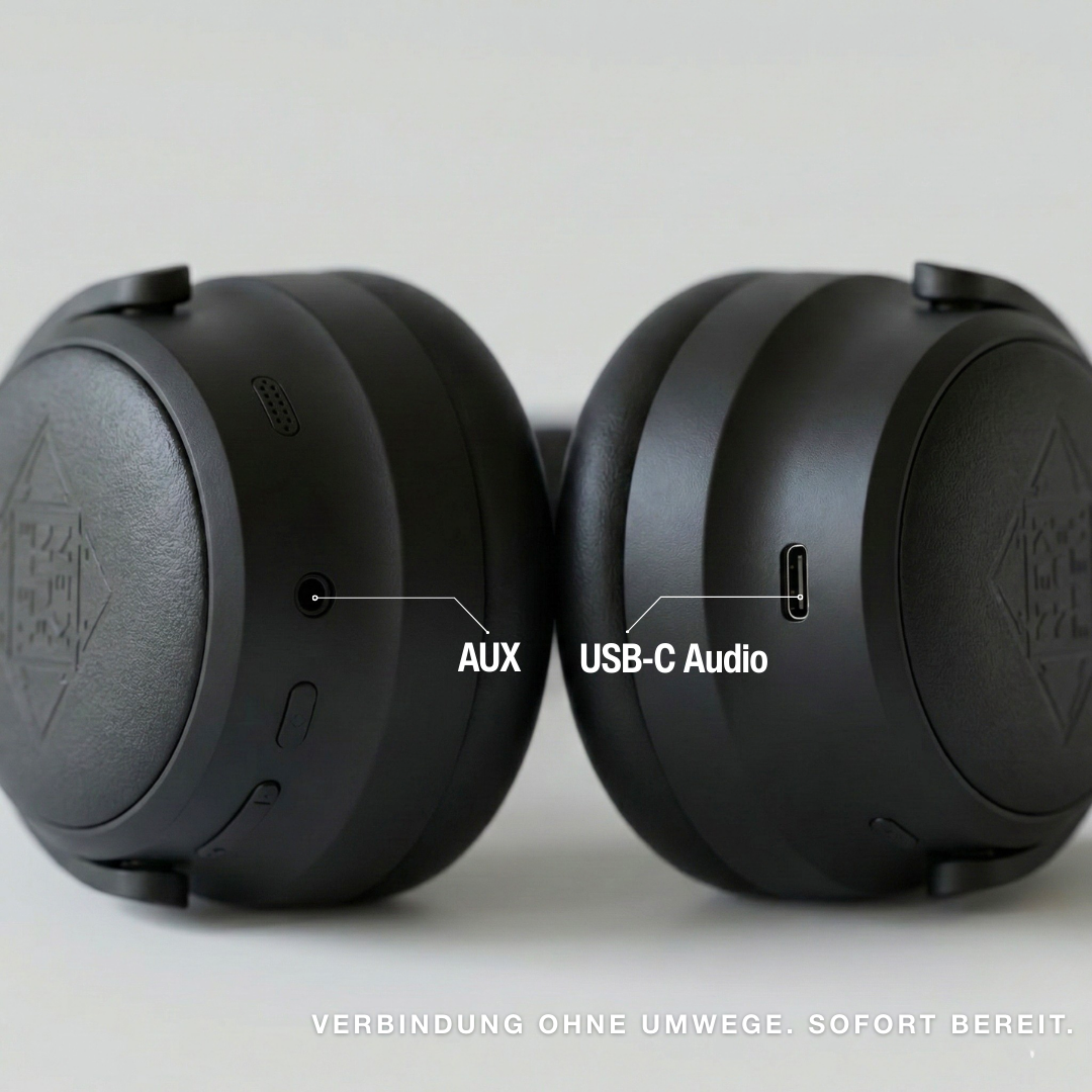 ARCO STYLE Active Noise Canceling Bluetooth 6.0 Headset