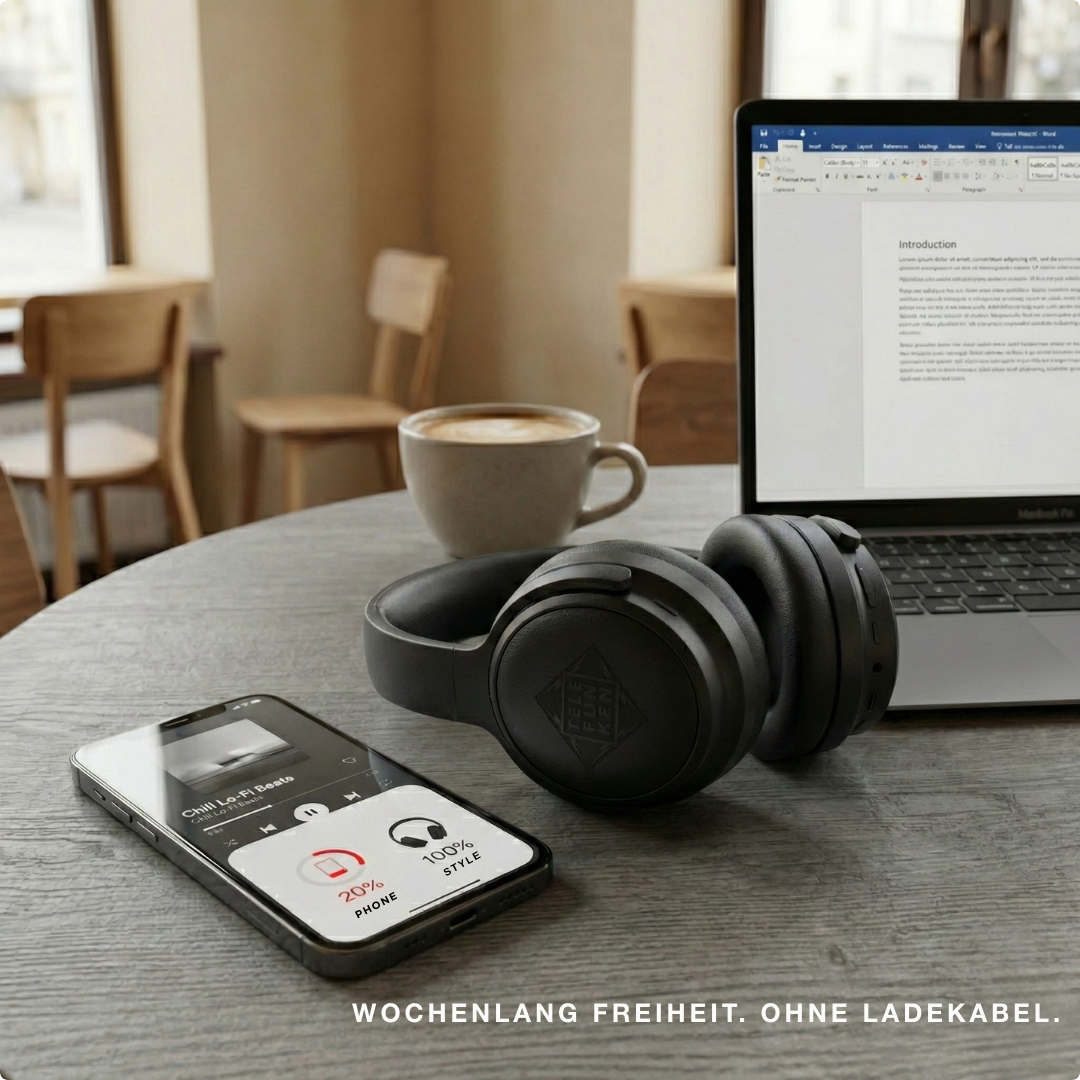 ARCO STYLE Active Noise Canceling Bluetooth 6.0 Headset
