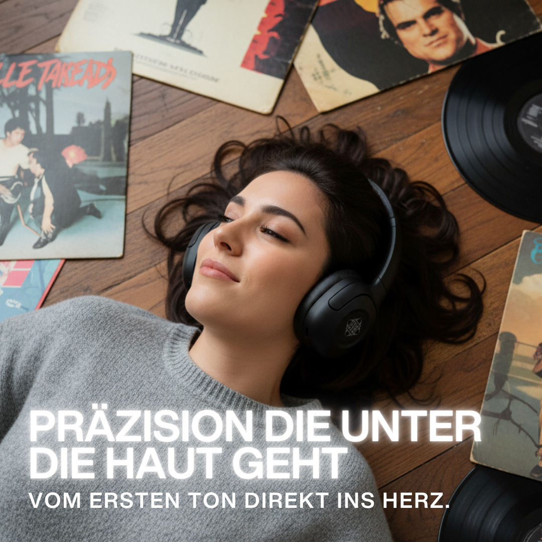 TELEFUNKEN ARCO EVO - Active Noise Cancelling Bluetooth Kopfhörer - 12 Hz Tiefbass